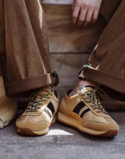 German Retro Jogging Breathable Light Chestnut Forrest Gump Men's Sports Shoes - Harmony Gallery