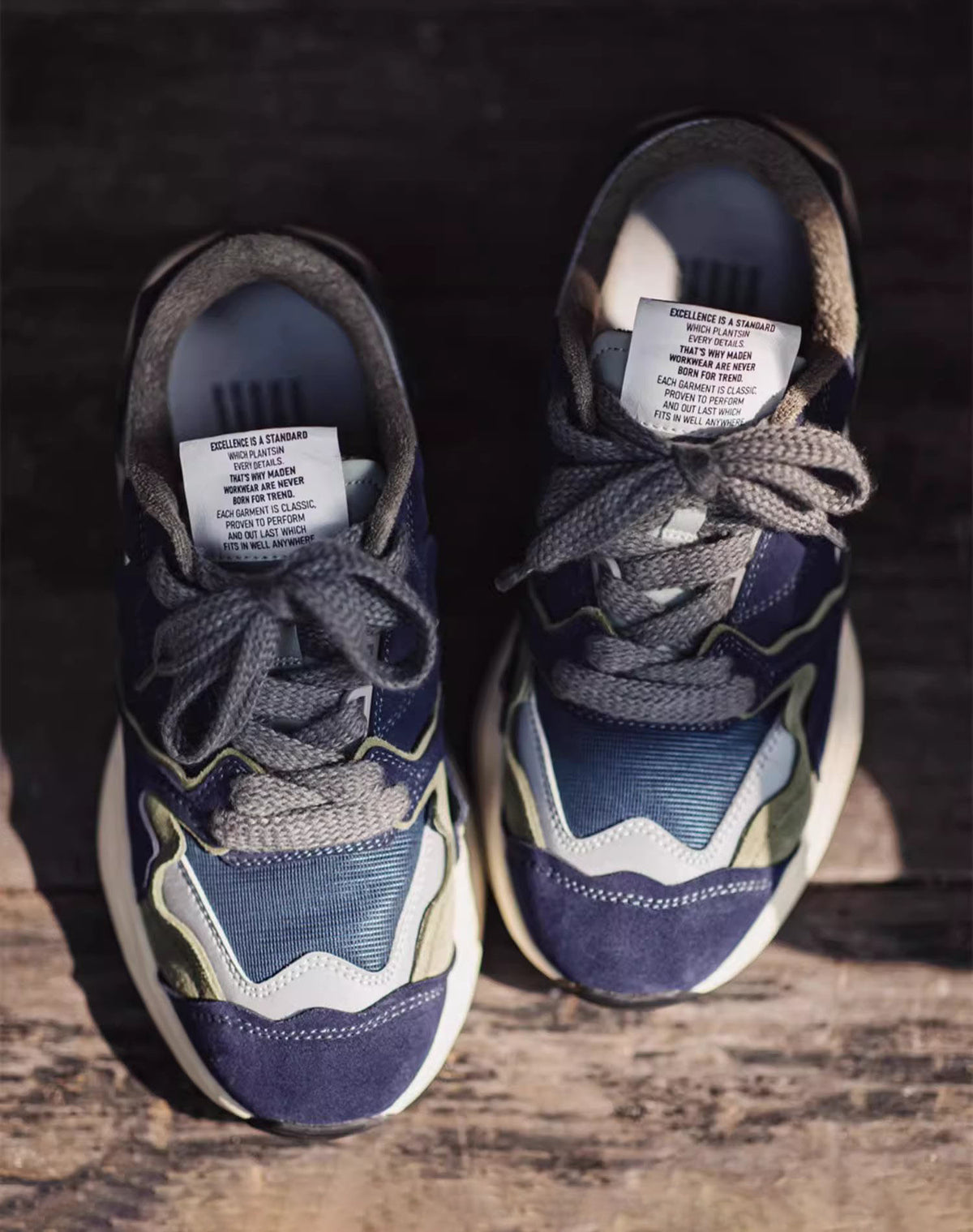 British Retro Dissolving Thick-Soled Running Men's Sports Shoes - Harmony Gallery