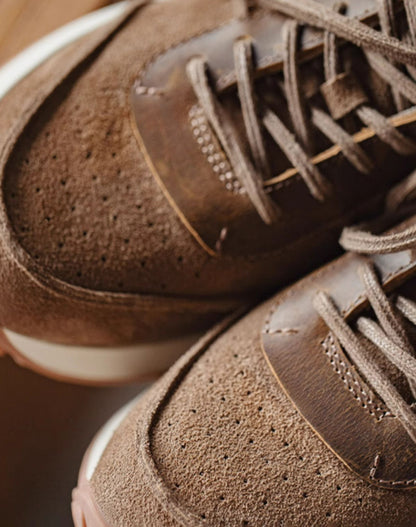 American Retro Jogging Height-Enhancing Forrest Gump Leather Men's Sports Shoes - Harmony Gallery