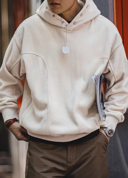 American Double-Sided Polar Fleece Plus Velvet Warm Pullover Men's Sweater - Harmony Gallery