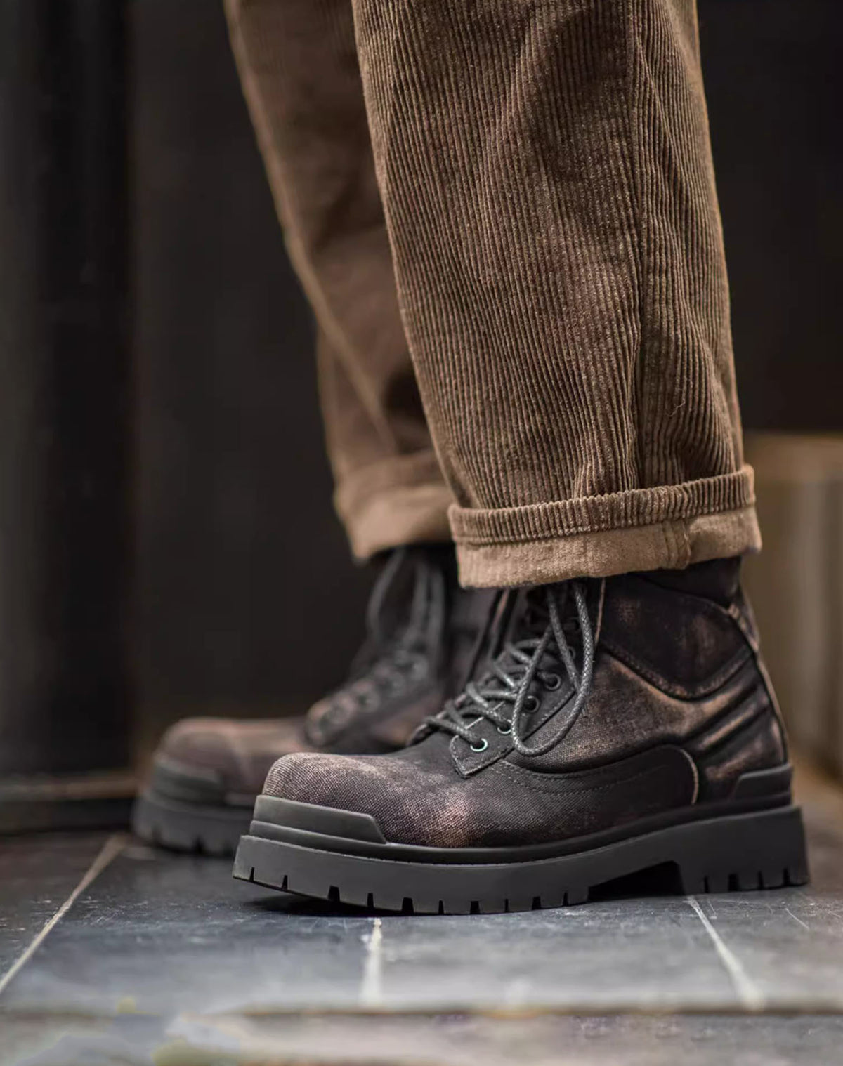 American Retro Classic Work Winter Square Toe Men's Work Boot - Harmony Gallery