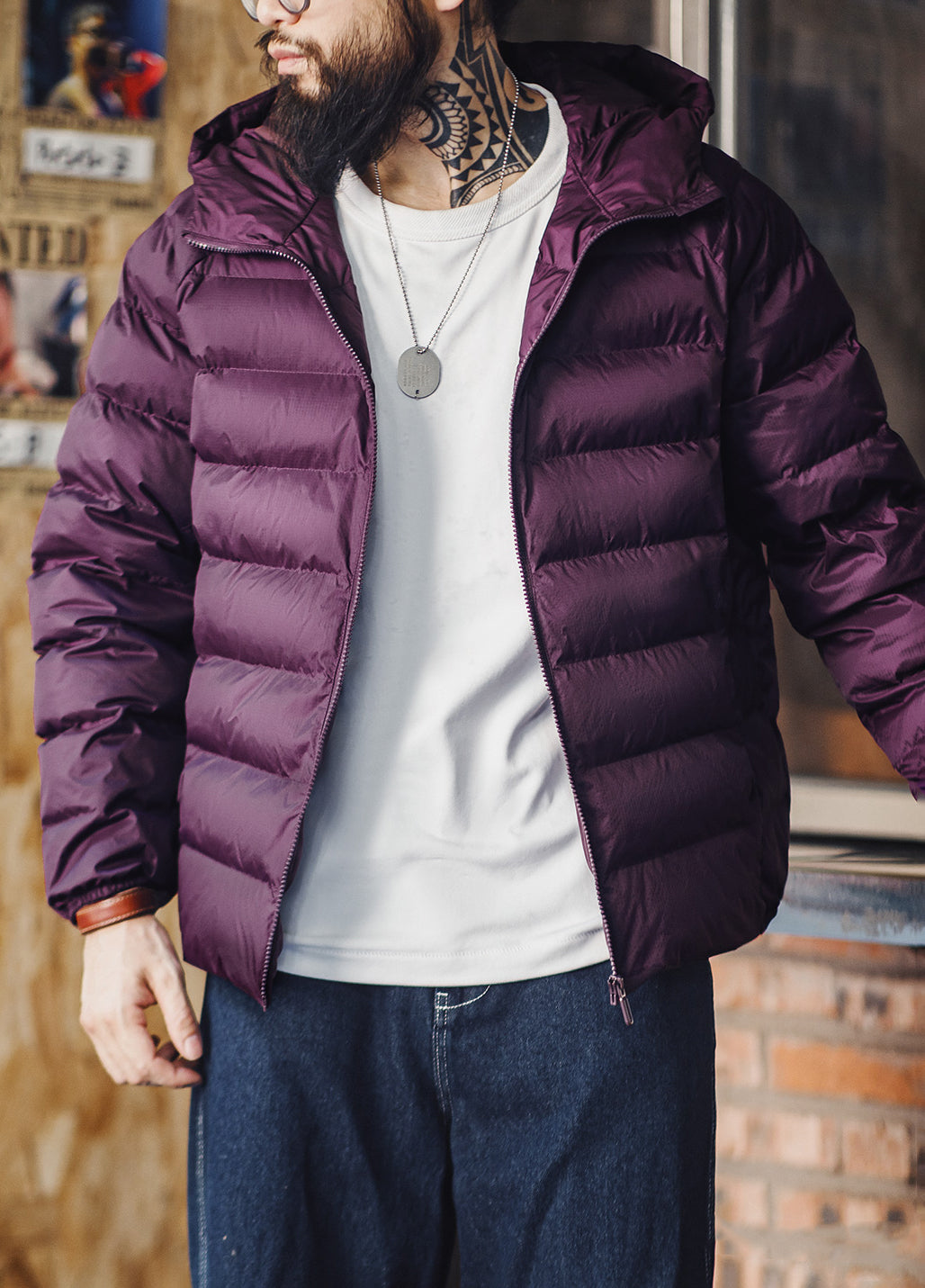 American Thin Waterproof Quilted Cotton Clothing Warm Rib Men's Jacket - Harmony Gallery
