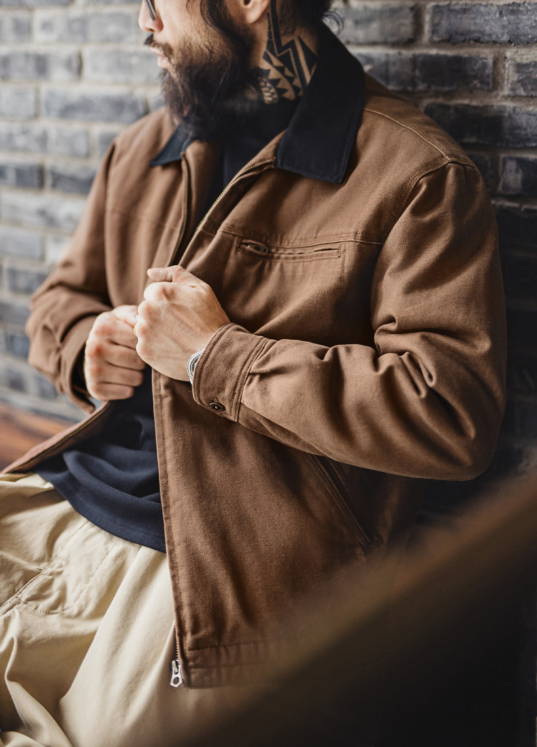 American Retro Detroit Cotton Interstellar Hunting Outfit Keep Warm Men's Jacket - Harmony Gallery