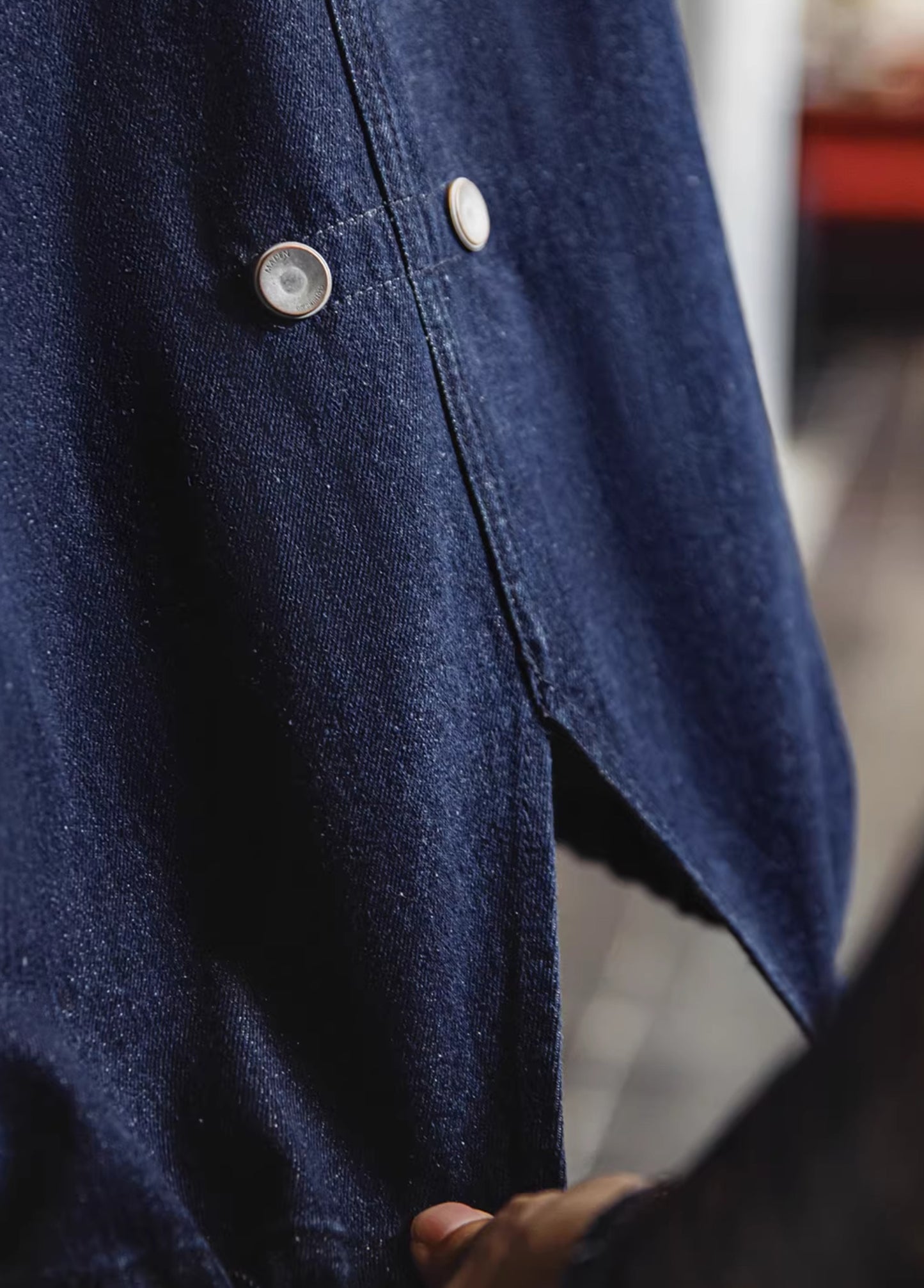 American Retro M51 Denim Fishtail Windbreaker Mid-Length Men's Jacket - Harmony Gallery