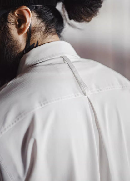 American Herringbone Double-Breasted All-Match Commuter Men's Shirt - Harmony Gallery