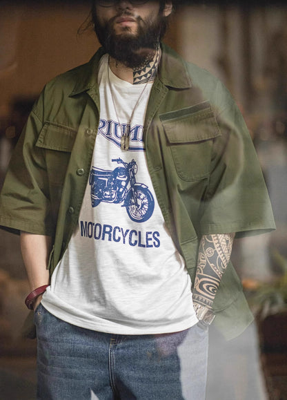 American Retro Workwear M42 Four-Pocket Military Men's Shirt - Harmony Gallery