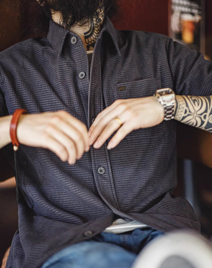 American Retro Workwear Corn Grain Relaxed Men's Shirt - Harmony Gallery