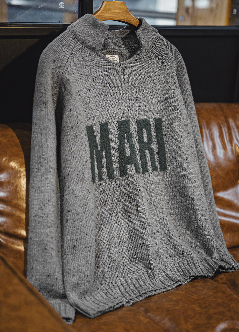 American Retro Jacquard Drape Pullover Knitwear Warm Elasticity Men's Sweater - Harmony Gallery
