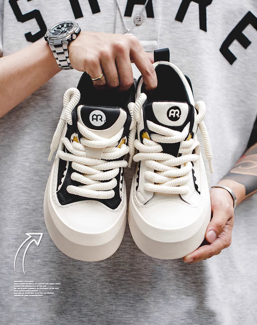 Electric Shark Big Head Breathable Cute Men's Casual Shoes - Harmony Gallery