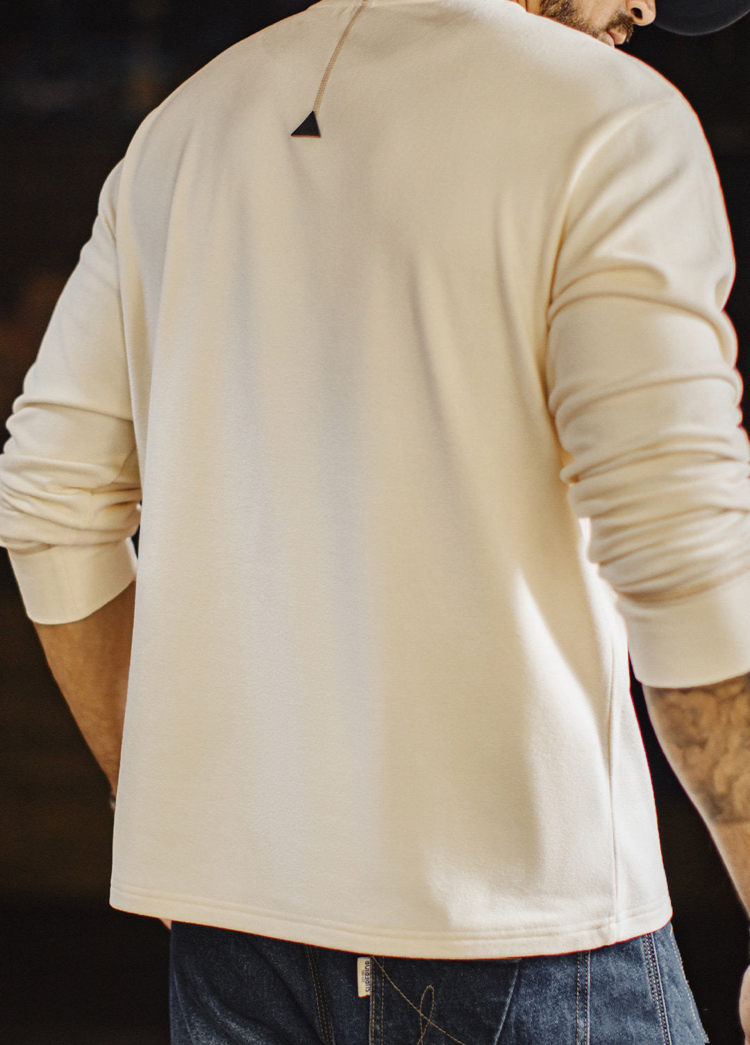 American Fleece-Lined Warm Top Layered Underneath Anti-static Men's Sweater - Harmony Gallery