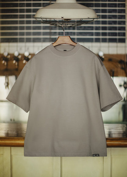 American Half-High Small Neckline Drop Shoulder Heavy Half-Sleeved Men's T-Shirt - Harmony Gallery