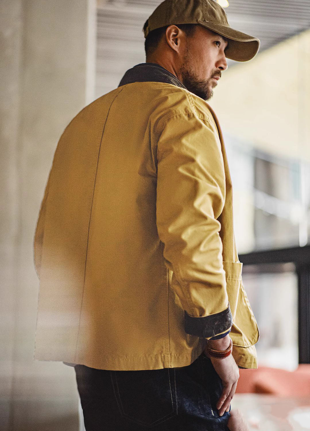American Workwear Retro Safari Multiple Pockets Men's Jacket - Harmony Gallery
