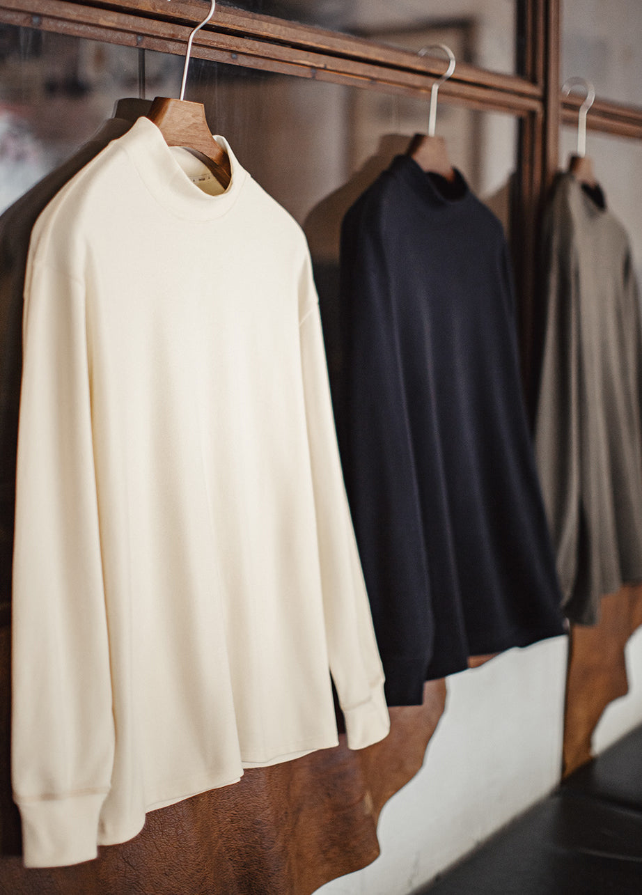 American Mock Neck Thermal Underwear Anti-Static Inner Layer Men's Sweater - Harmony Gallery