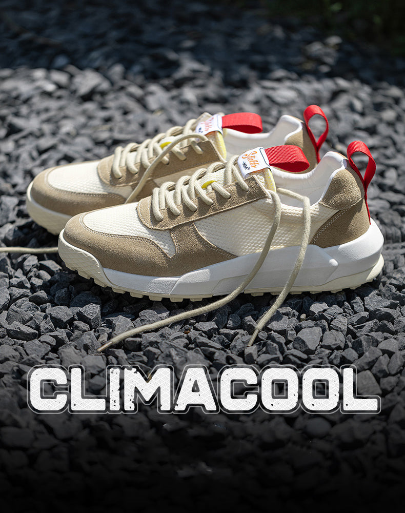 American Retro Jogging Waffle Gump Breathable Leather Stitching Men's Sports Shoes - Harmony Gallery