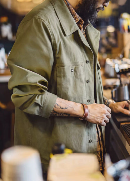 American Retro M43 Military Green With Pockets Heavyweight Men's Jacket