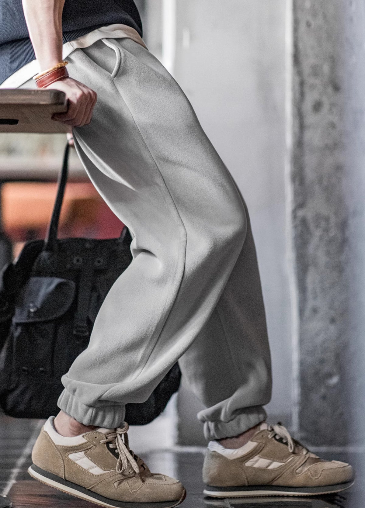 American Double-Sided Polar Fleece Sweatpants Velvet Warm Sports Men's Trousers - Harmony Gallery