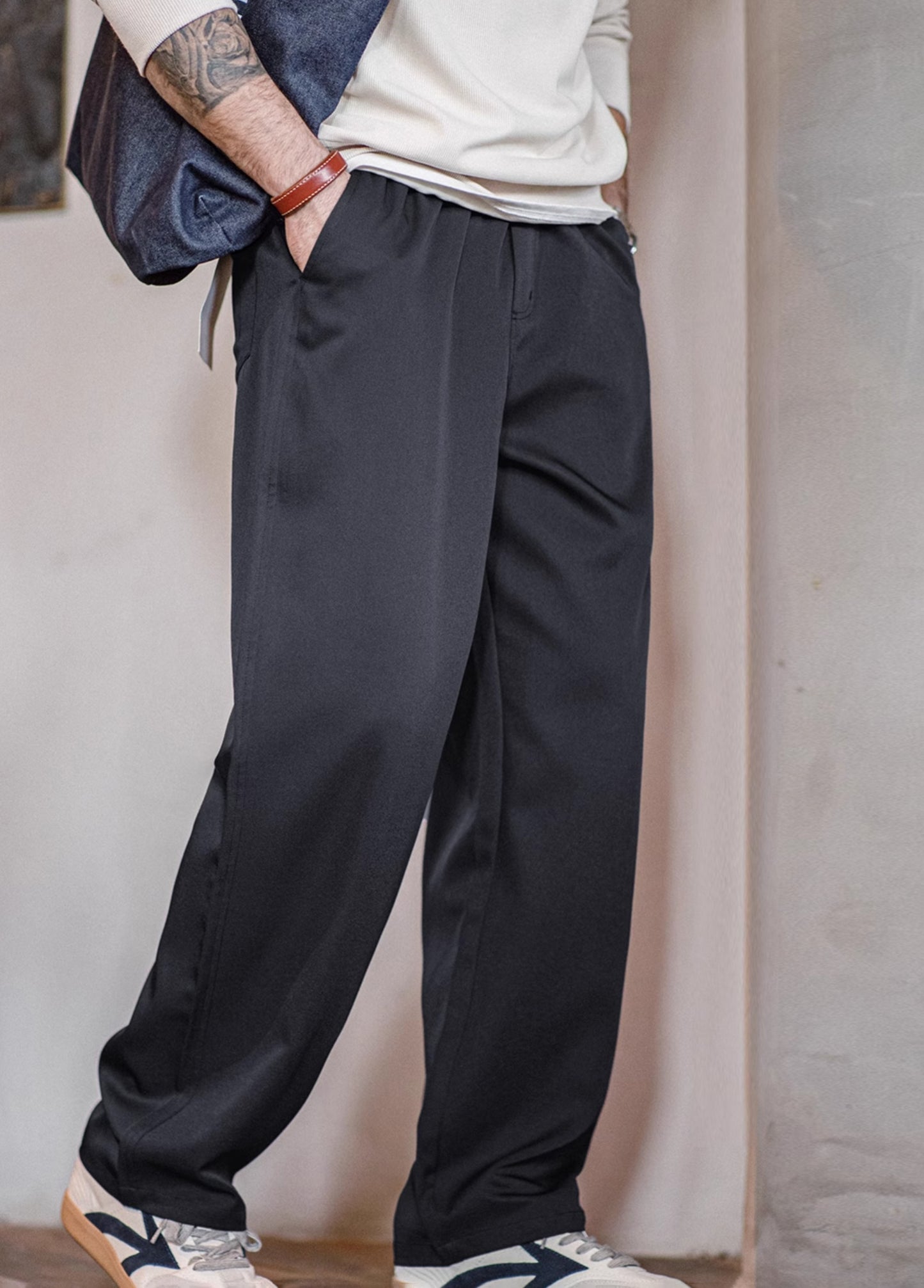 American Four-Sided Stretch Easy Pants Free Ironing Anti-Wrinkle Men's Trousers - Harmony Gallery