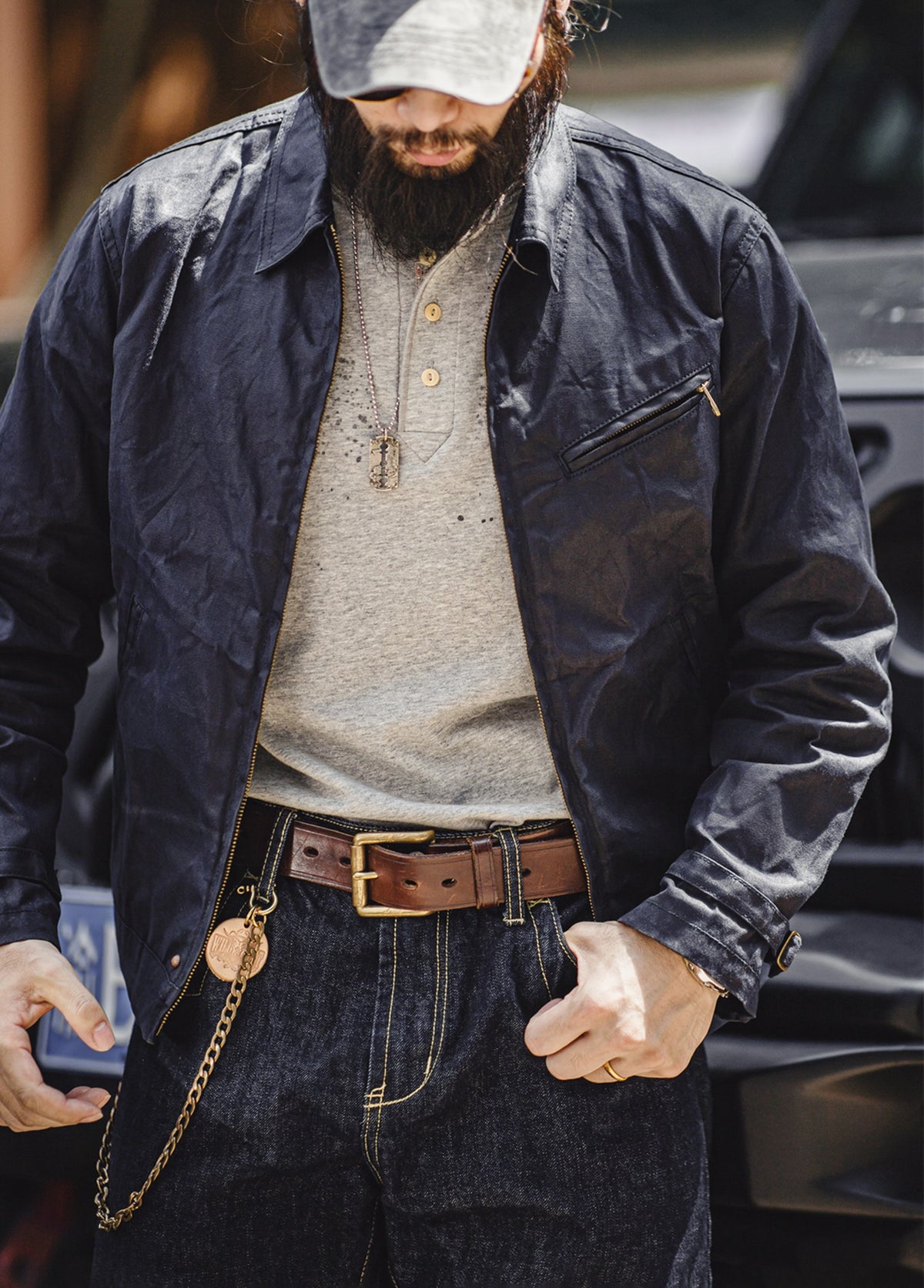 American Retro Fourth Generation Wax Tough Guy Canvas Men's Jacket - Harmony Gallery