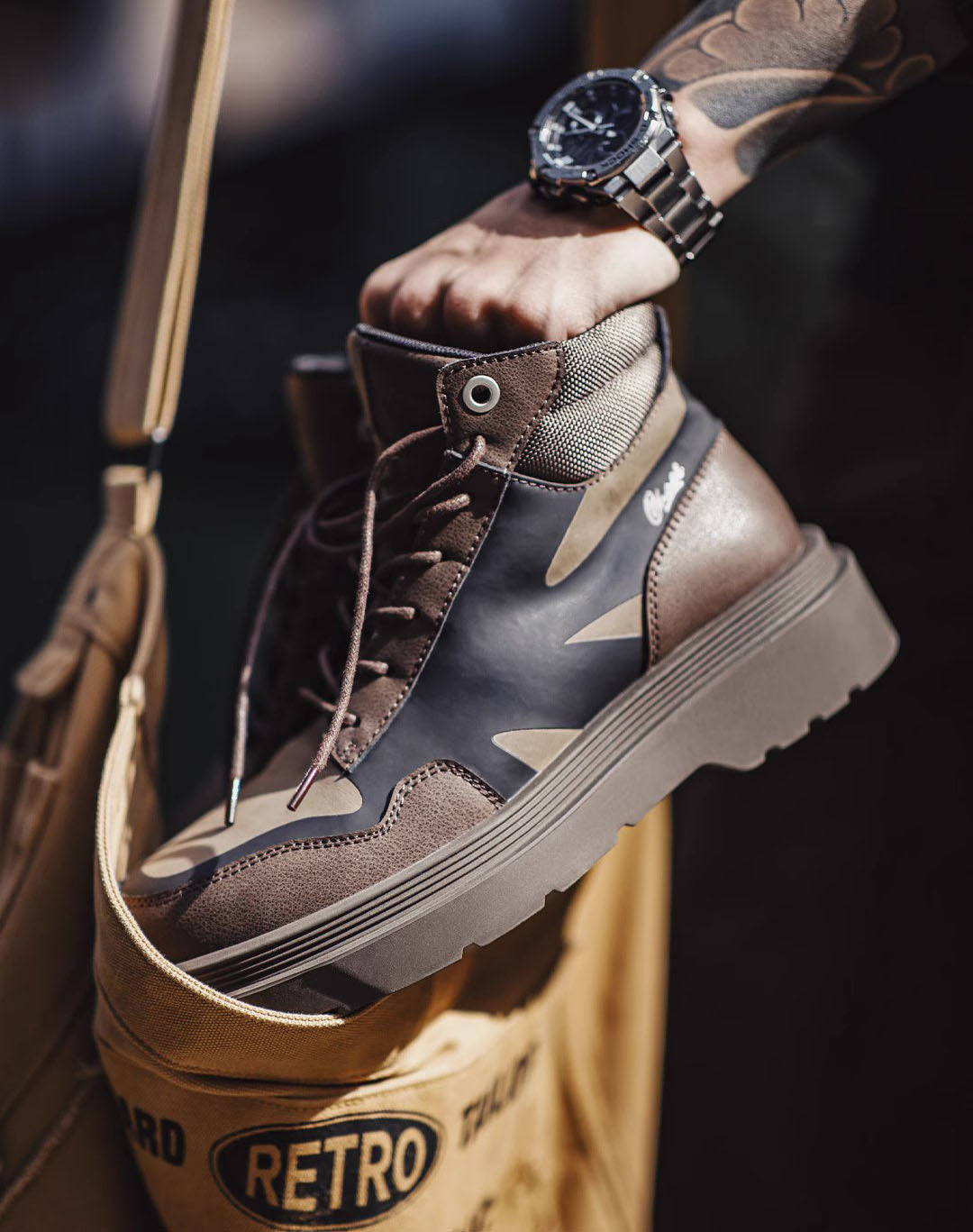 American Jungle Off-Road Height-Increasing Men's Work Boot - Harmony Gallery