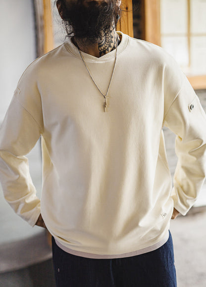 American Vintage Cotton Loose Comfortable High-Quality Men's Sweater