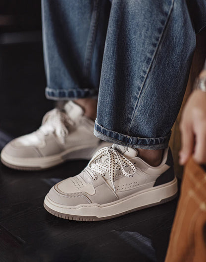 American Retro thick-soled Deconstructed Low-Top Breathable Men's Casual Shoes - Harmony Gallery