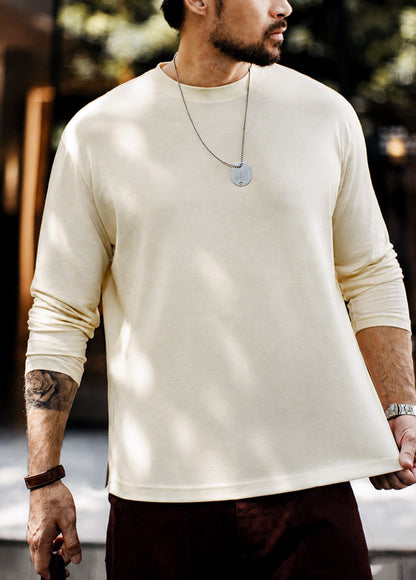 American Solid Color Mint Base Quick-Dry Top Inner Layer Men's Sweater - Harmony Gallery