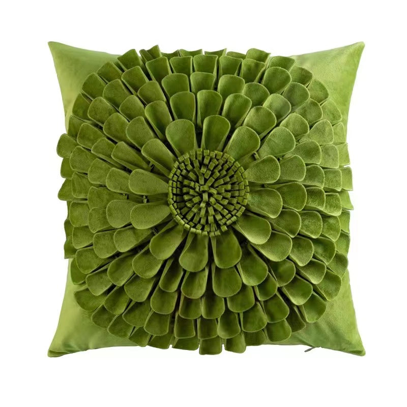 Vibrant Blossom Beauty 3D Floral Decorative Throw Pillows - Harmony Gallery