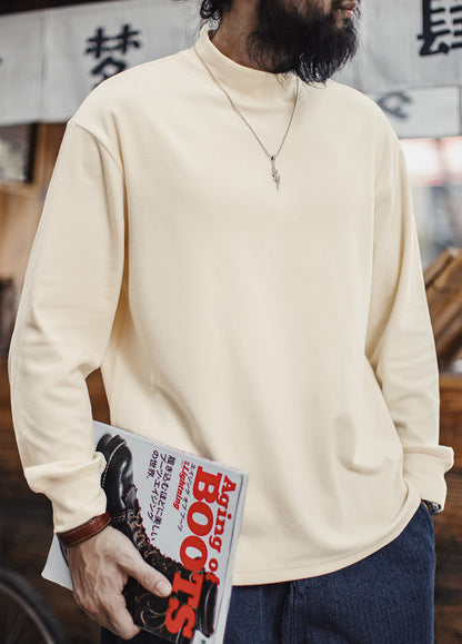 American Mock Neck Thermal Underwear Anti-Static Inner Layer Men's Sweater - Harmony Gallery