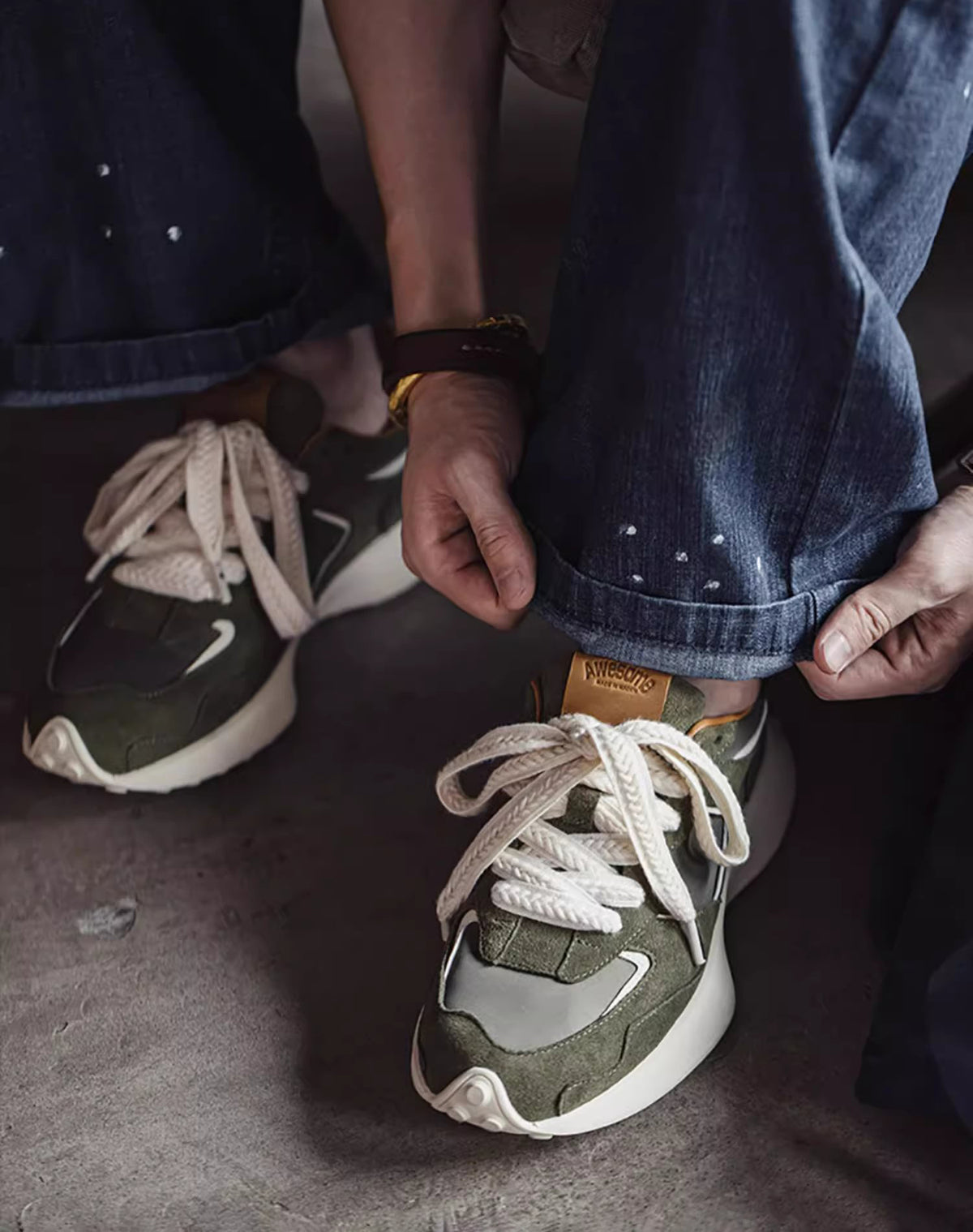 American Retro Dad Jogging High-End Versatile Casual Men's Sports Shoes - Harmony Gallery