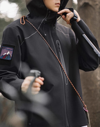 American Lightsaber Functional Reflective Three-Proof Wear-Resistant Mountaineering Men's Jacket - Harmony Gallery
