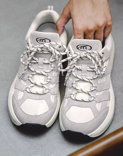 Jogging Mesh Breathable Thick-Soled Men's Sports Shoes - Harmony Gallery
