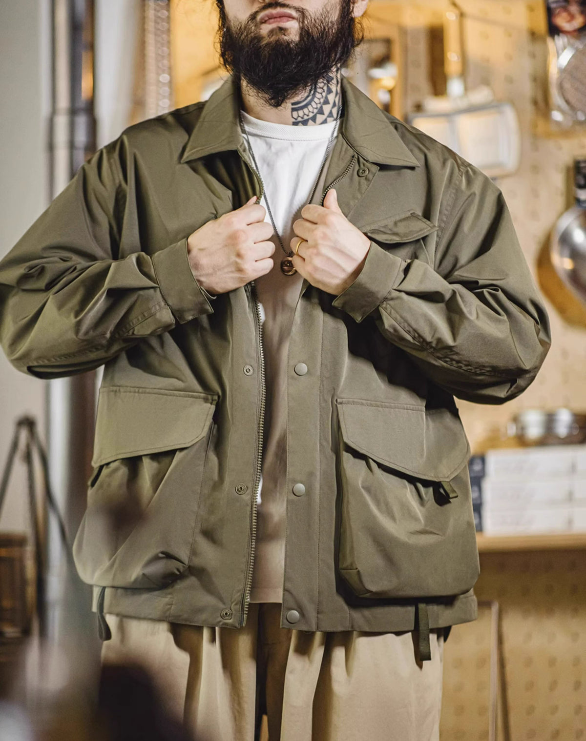 Urban Outdoor Casual Mountain Large Pocket Function Men's Jacket - Harmony Gallery