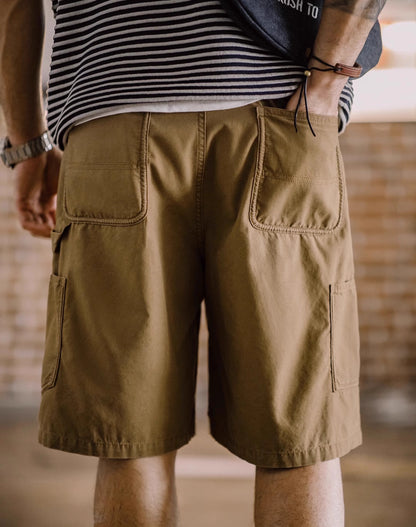 American Retro Old Lumberjack Multi-Pocket Cotton Quarte Men's Shorts - Harmony Gallery