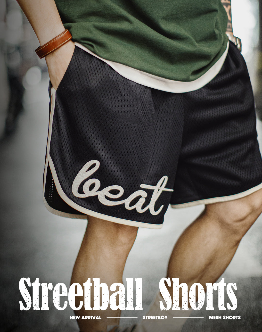 American Double-Layer Basketball High Street Sports Breathable Beach Men's Shorts - Harmony Gallery