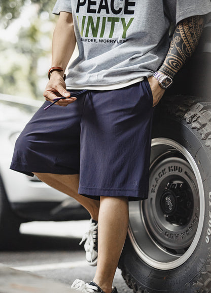 American ice Silk Cool Breathable Sports Running Basketball Thin Men's Shorts - Harmony Gallery