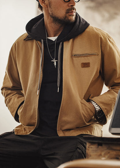 American Retro Detroit Cotton Interstellar Hunting Outfit Keep Warm Men's Jacket - Harmony Gallery