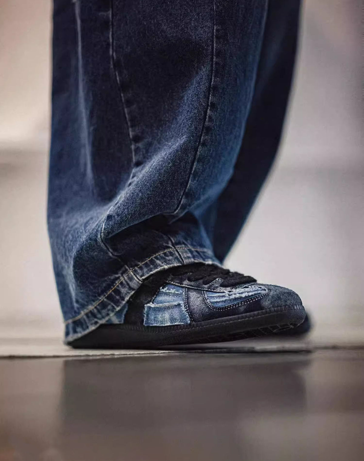 American Retro Black Beach Lightweight Breathable Men's Canvas Shoes - Harmony Gallery