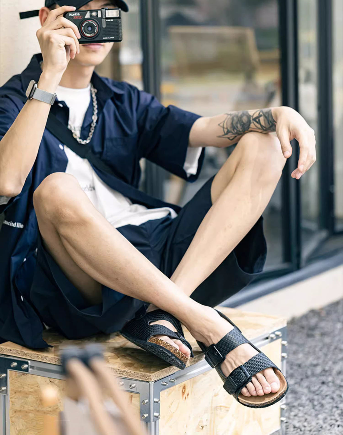 Birkenstock Dual-Purpose Slippers For Driving And Beach Men's Sandal - Harmony Gallery