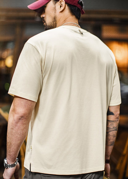 American Mint Cool Breathable Simple Sporty Quick-Drying Thin Men's T-Shirt