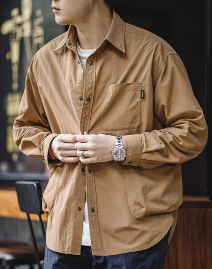 Workwear Mountain Waterproof Casual Maillard Men's Shirt - Harmony Gallery