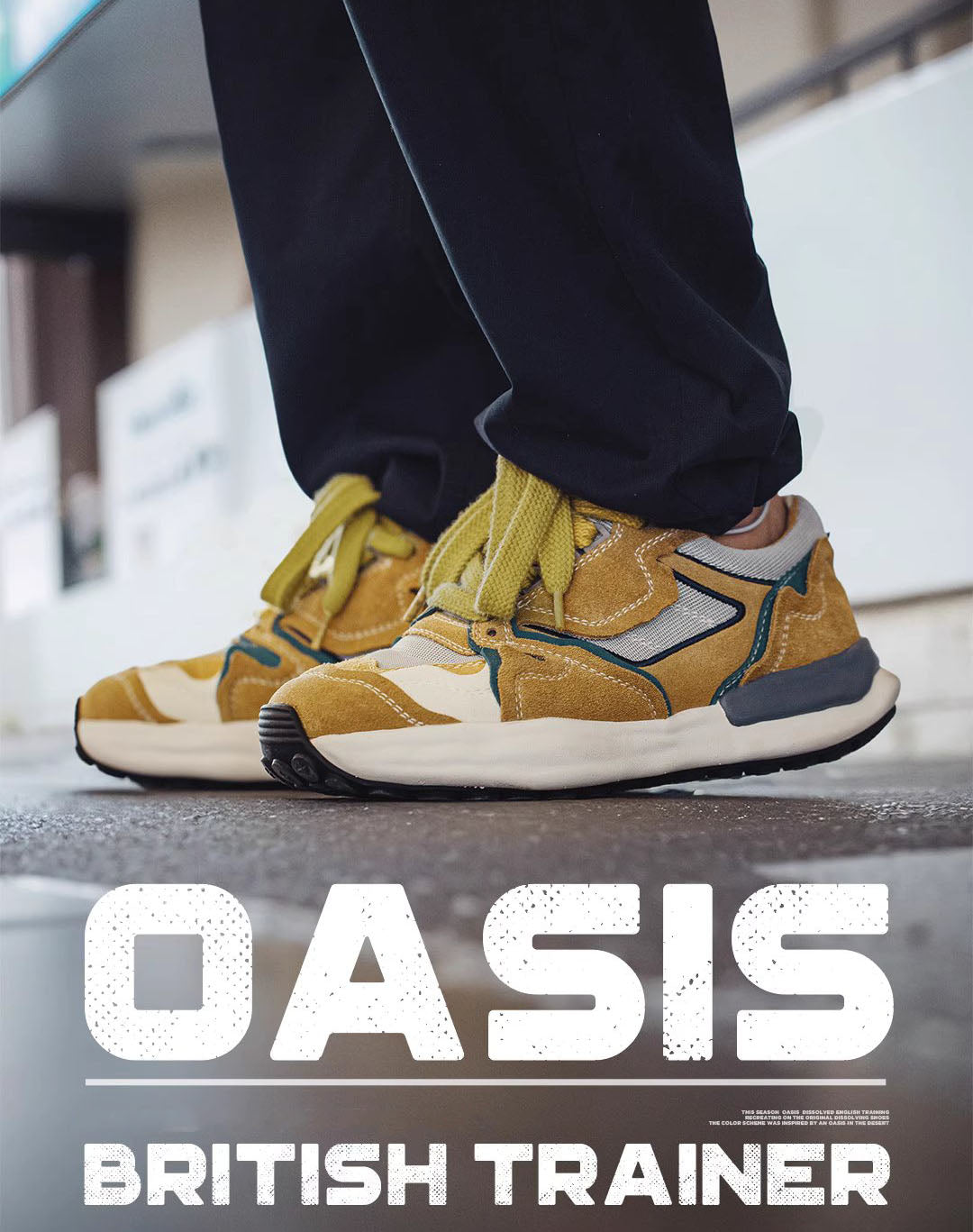 British Oasis Retro Dissolving Thick-Soled Men's Sports Shoes - Harmony Gallery