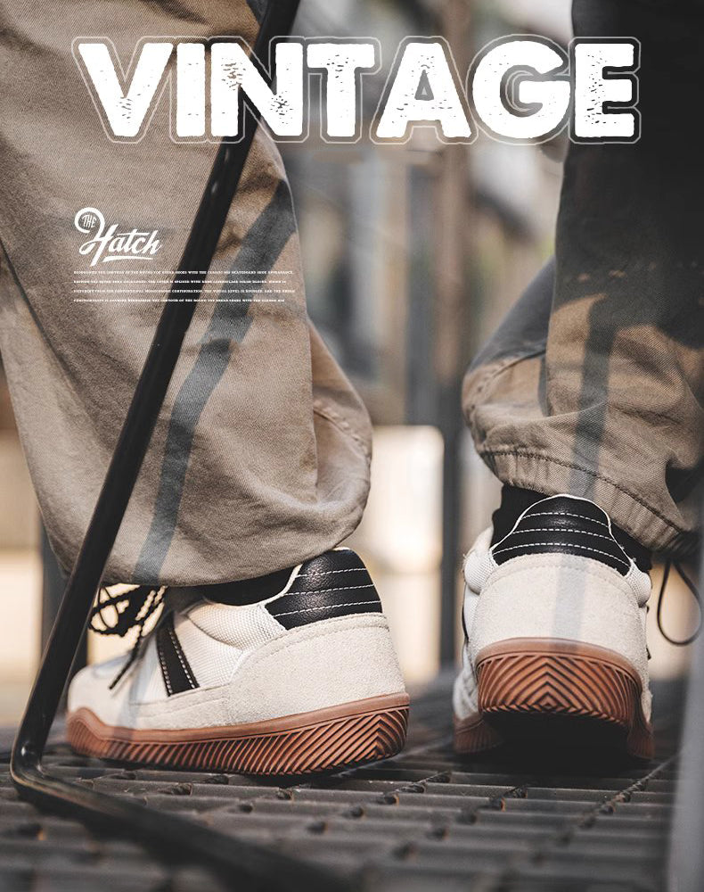 German Retro Flat Breathable Sports All-Match Wear-Resistant Men's Casual Shoes - Harmony Gallery