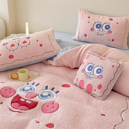 SpongeBob SquarePants Washed Four-Piece Pure Cotton Bed Set - Harmony Gallery