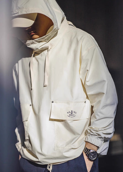American Retro SMOCK Deck Military Windproof Men's Sweater - Harmony Gallery