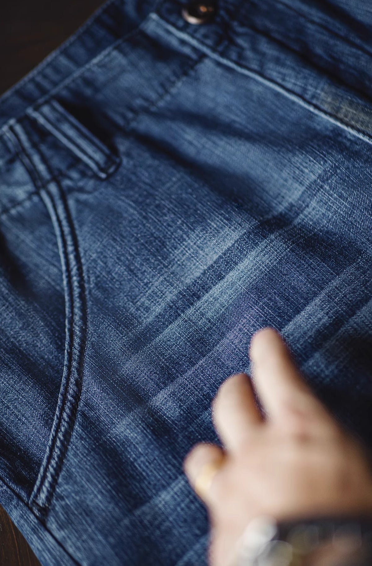 American Distressed White Cat Whisker Washed Ink-Splashed Men's Jeans - Harmony Gallery