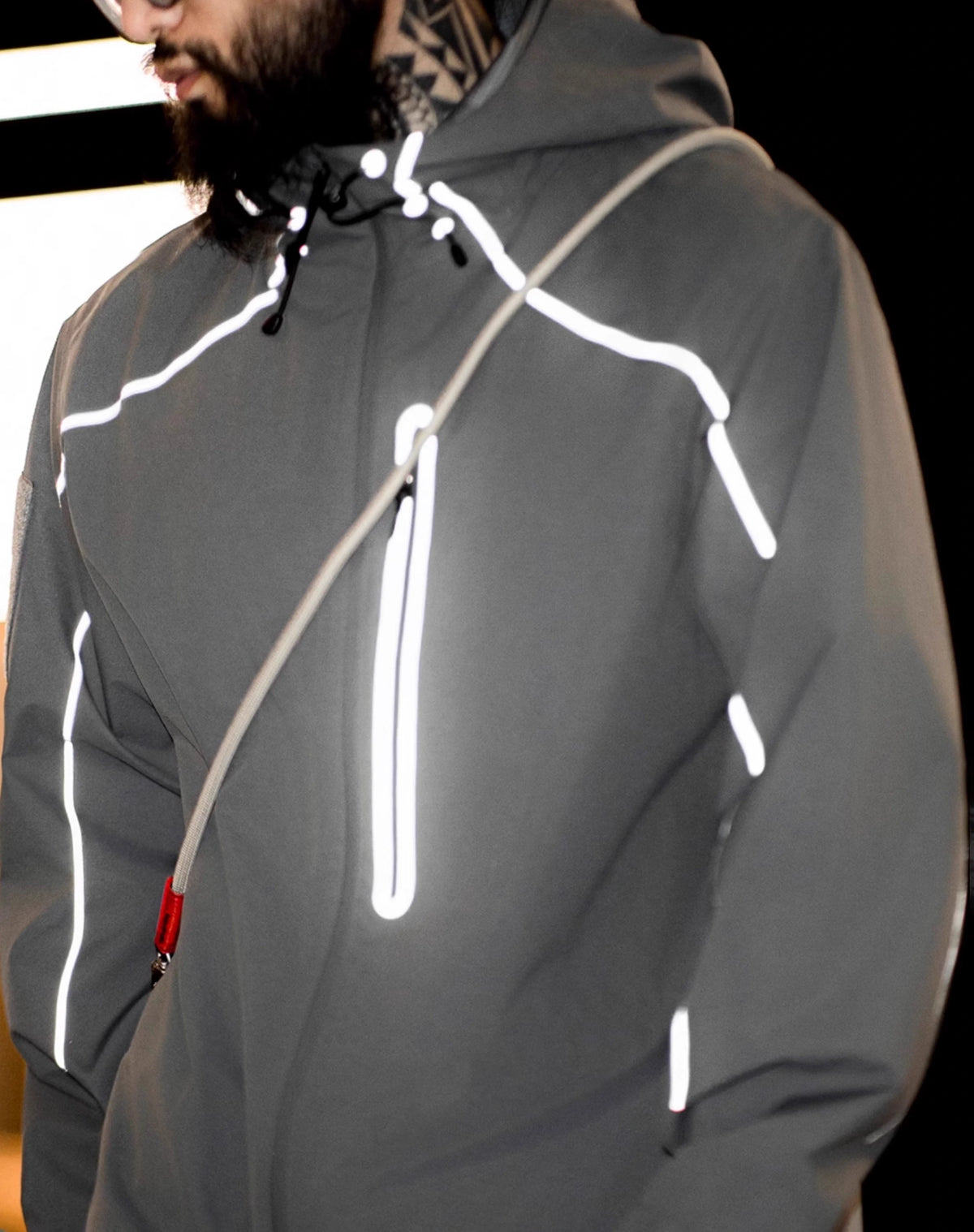 American Lightsaber Functional Reflective Three-Proof Wear-Resistant Mountaineering Men's Jacket - Harmony Gallery