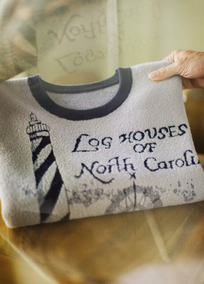 American Retro Smoky Gray Pullover Soft Warm Thick And Relaxed Men's Sweater - Harmony Gallery
