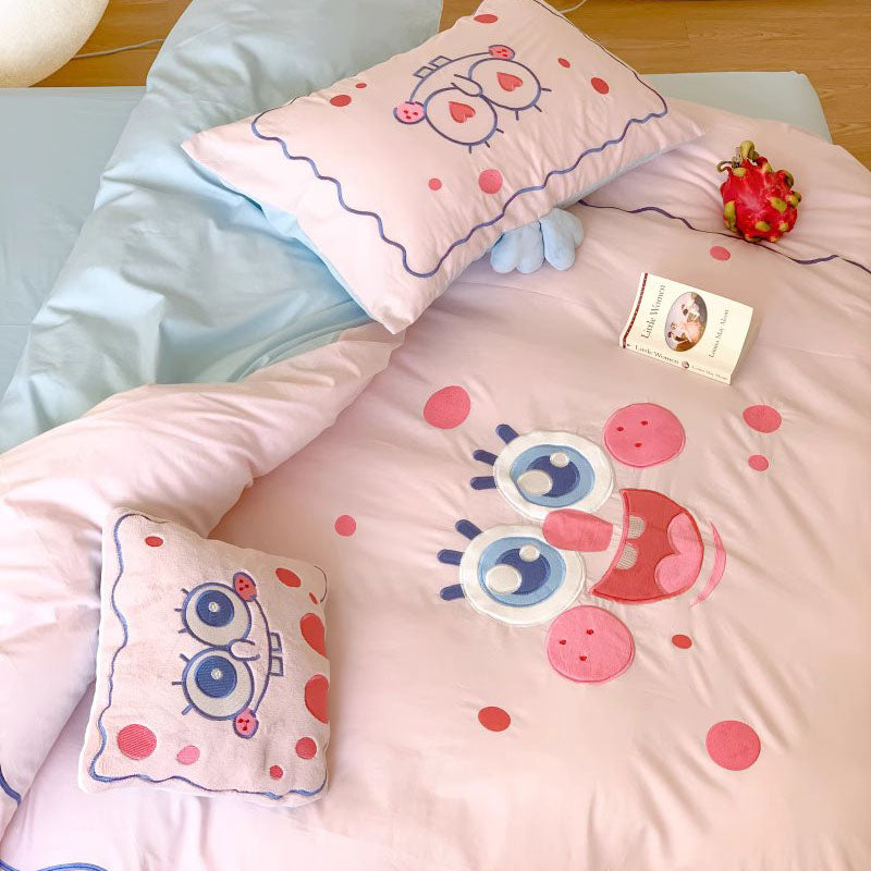 SpongeBob SquarePants Washed Four-Piece Pure Cotton Bed Set - Harmony Gallery