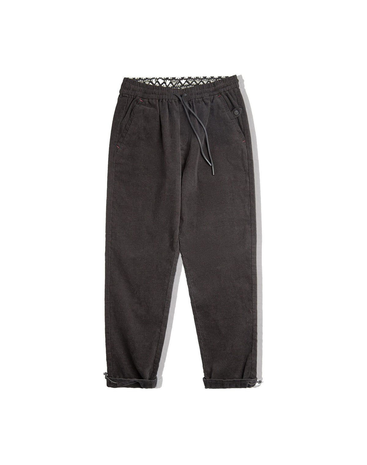 American Corduroy Elastic Waist Velvet Loose Men's Trousers - Harmony Gallery