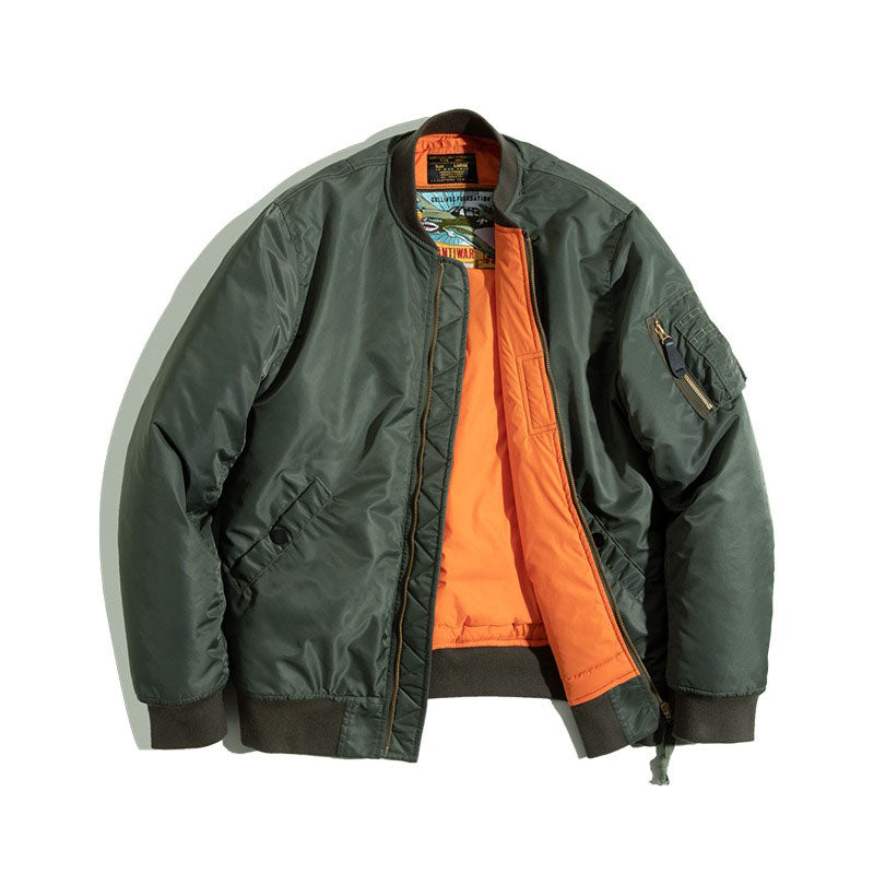 American Air Force MA1 Bomber Baseball Men's Jacket - Harmony Gallery